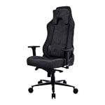 Arozzi Vernazza Soft Fabric Black Adjustable Gaming Chair