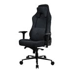 Arozzi Vernazza Supersoft Black Fabric Adjustable Gaming Chair