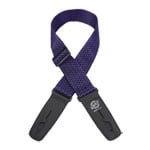 Lock-It 2" Purple Checker Guitar Strap