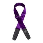 Lock-It Crushed Velvet Purple Guitar Strap
