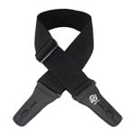Lock-It Black Guitar Strap 3"