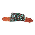 ISUZI GT-58 Suede Pattern Guitar Strap