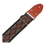 ISUZI GT-54 Suede Pattern Guitar Strap