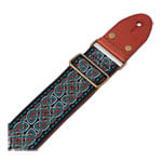 ISUZI GT-52 Suede Pattern Guitar Strap