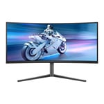 Refurbished Philips Evnia 34" UWQHD 175Hz FreeSync Premium Pro QD-OLED Curved Gaming Monitor (2025)