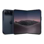 Apple iPhone Duo Night Sky A20 Pro 512GB 7.6" OLED 5G Wi-Fi 7 Folding Smart Phone