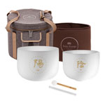 Meinl 2-piece TCM Crystal Singing Bowl Set - Yin & Yang