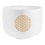 Meinl 10" Crystal Singing Bowl, Flower of Life 128 Hz