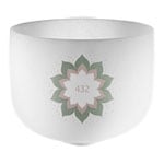 Meinl 9" Crystal Singing Bowl, 432 Hz, Note A4, Lotus Flower