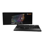 Open Box be quiet! Light Mount TKL Silent Tactile UK Tenkeyless RGB Mechanical Gaming Keyboard