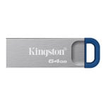 Kingston DataTraveler Kyson Silver 64GB USB 3.2 Gen 1 Flash Drive