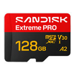 SanDisk Extreme PRO 128GB A2 V30 microSDXC UHS-I SD Card