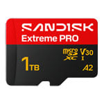 SanDisk Extreme PRO 1TB A2 V30 microSDXC UHS-I SD Card