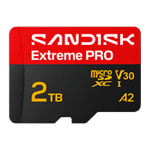 SanDisk Extreme PRO 2TB A2 V30 microSDXC UHS-I SD Card