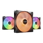 be quiet! Light Wings LX 140mm Black Reverse Blade ARGB PWM Triple Fan Pack