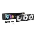 be quiet! Light Wings Pro IO 420mm Black ARGB PWM Single-Frame Fan w/ Hub