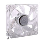 Cooler Master 80mm System Case Fan Clear + Green LED