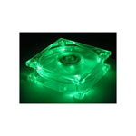 Cooler Master 80mm System Case Fan Clear + Green LED