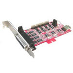 Lycom IO-118 8 Port RS232 (Serial) & 5v Bus Power Low Profile Host for PCI-E and PCI Slot Lycom IO-118 8 Port RS232 (Serial) & 5v Bus Power Low Profile Host for PCI-E and PCI Slot
