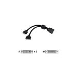 Matrox CAB-L60-2XDF 30cm DVI Cable 60Pin LFH (M) to 2x 29Pin combined DVI (F) Splitter Cable Matrox CAB-L60-2XDF 30cm DVI Cable 60Pin LFH (M) to 2x 29Pin combined DVI (F) Splitter Cable