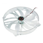220mm AKASA Ultra Quiet Case Fan on 17cm fitting with 5 BLUE LED lights