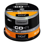Intenso 50pcs Cakebox 700MB CD-R 52X, Full Face Printable, 80min 1801125