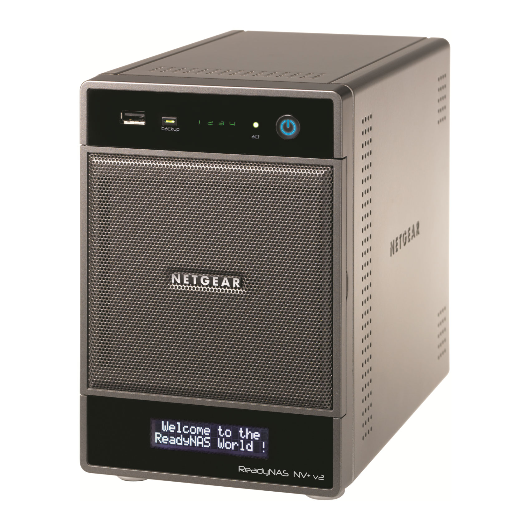 Netgear ReadyNas NV+ 4 Bay V2 NAS SATA Gigabit PC/MAC/Linux TV