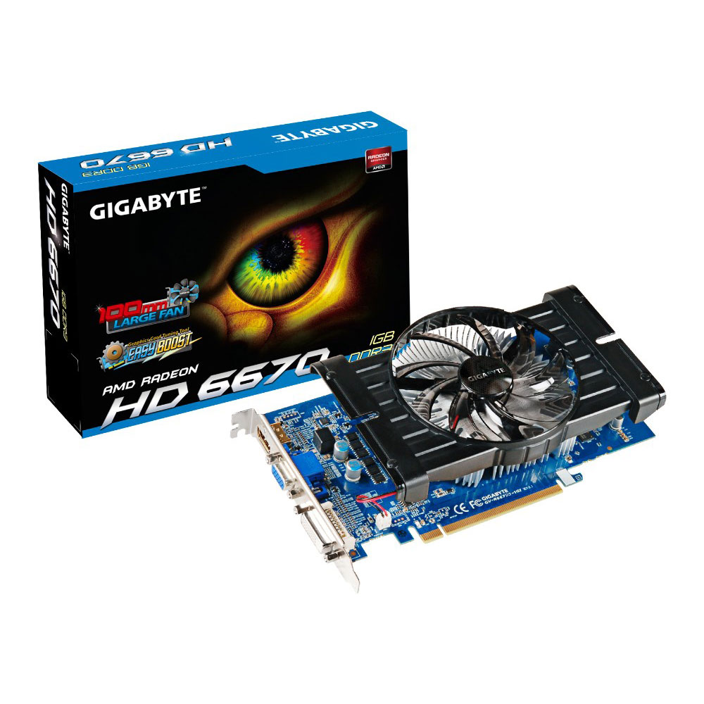 Gigabyte HD 6670 AMD Radeon Graphics Card 1GB LN45834 GVR667D31GI