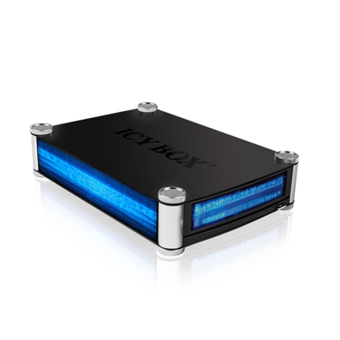 ICY BOX BluRay/CD/DVD Drives External Enclosure LN46735 UK IB