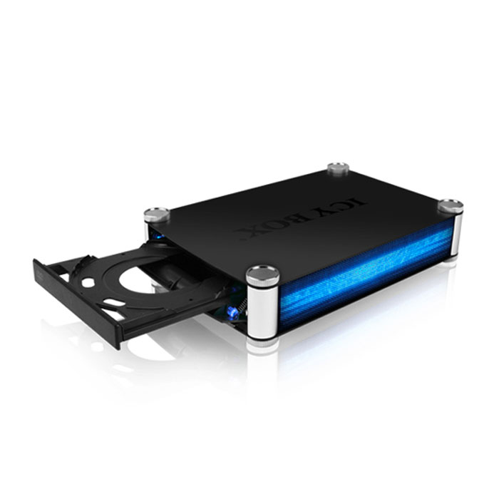 ICY BOX BluRay/CD/DVD Drives External Enclosure LN46735 UK IB