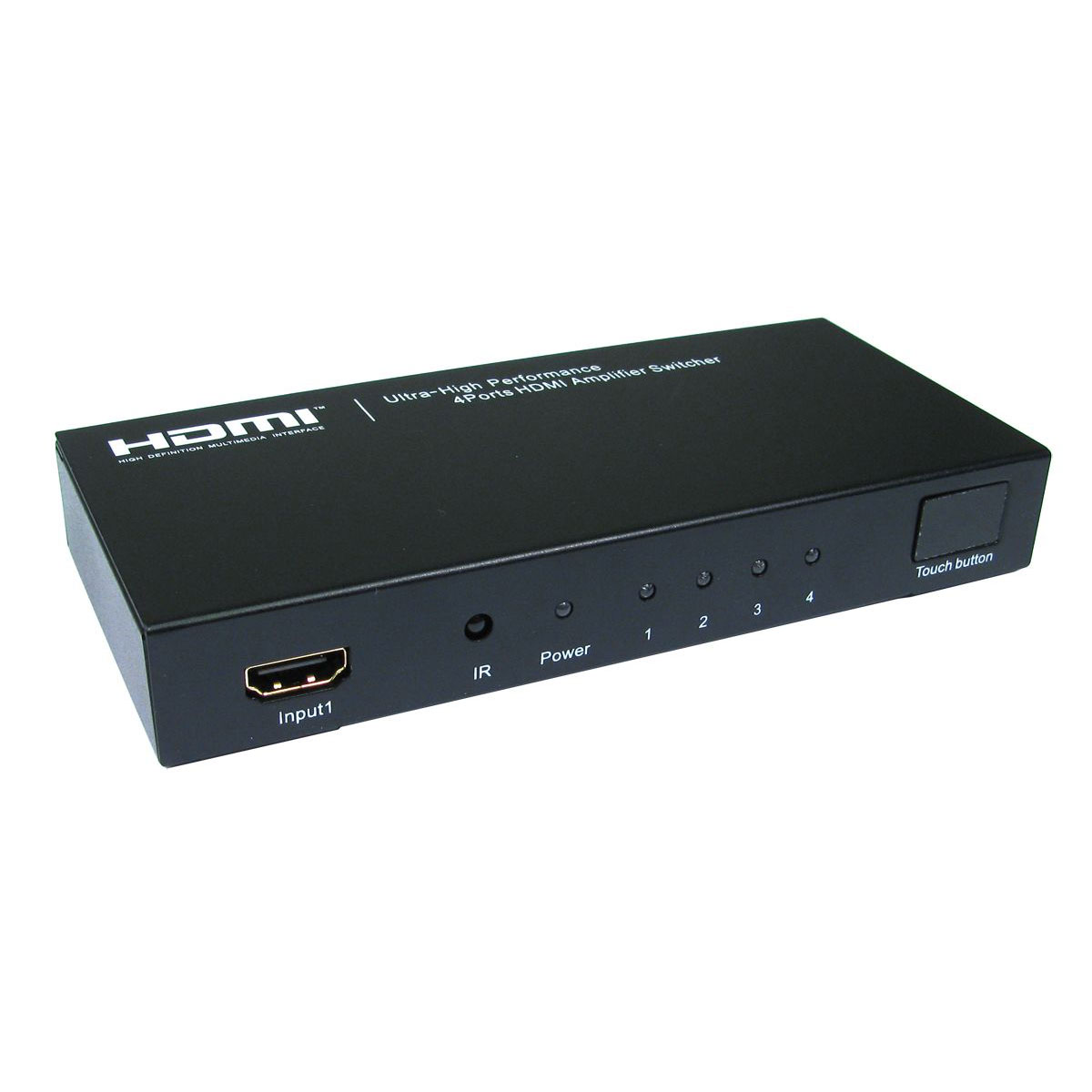 Scan 4 Way Compact HDMI Switch LN49030 - HD-SW104 | SCAN UK