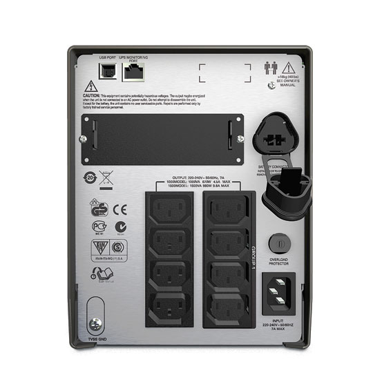 APC Smart-UPS 1000VA LCD 230V - SMT1000I LN50440 | SCAN UK
