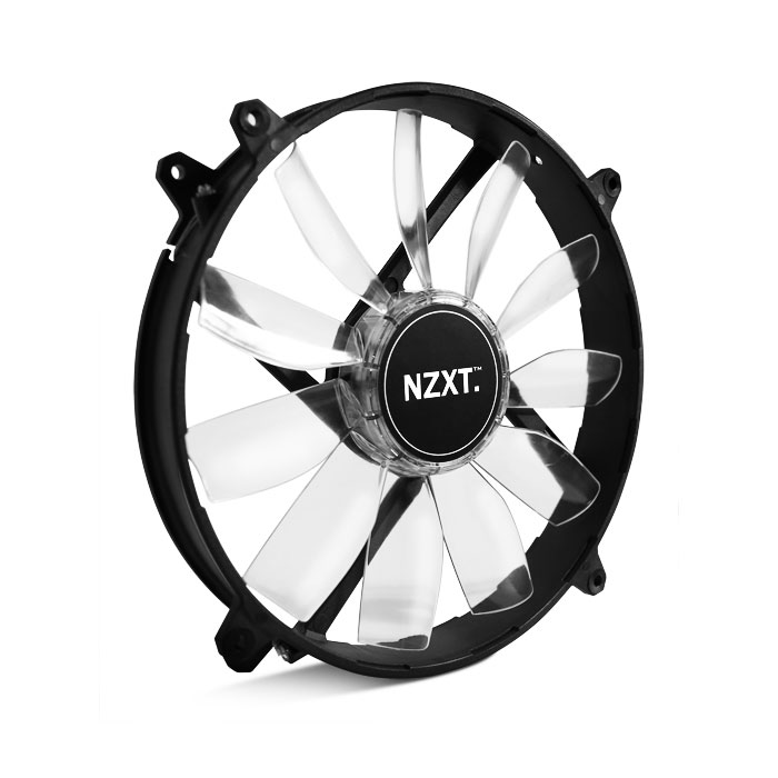 NZXT RFFZ20S02 200mm Quiet Case Fan Black LN52841 SCAN UK