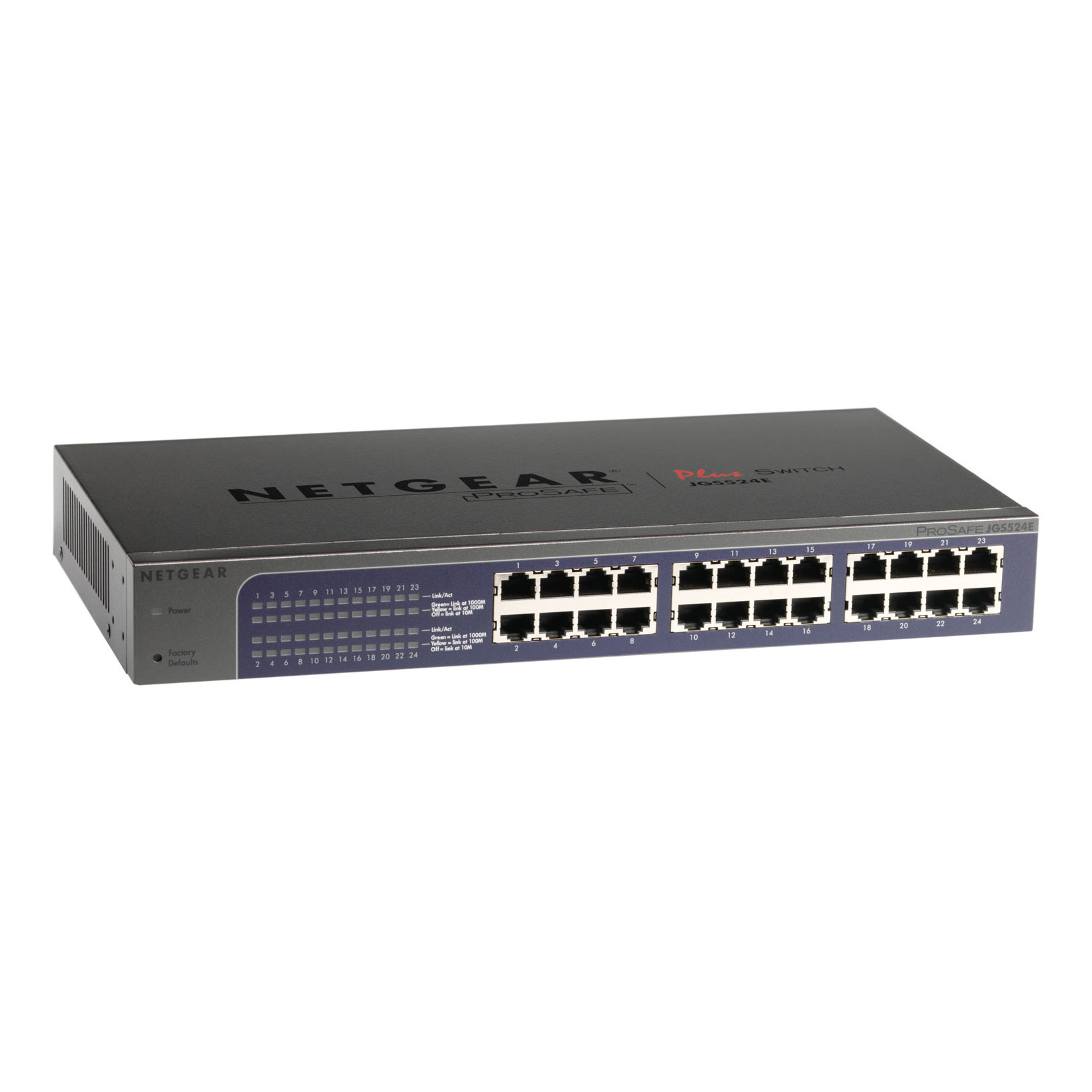 NetgearJGS524E 24 Port Gigabit Network Switch with QoS, VLAN and