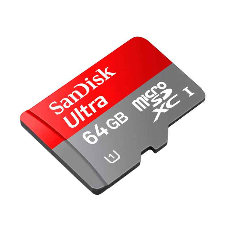 SanDisk Ultra High Speed 64GB Micro SD Memory Card + Adaptor LN56950 SDSDQUAN064GG4A SCAN UK