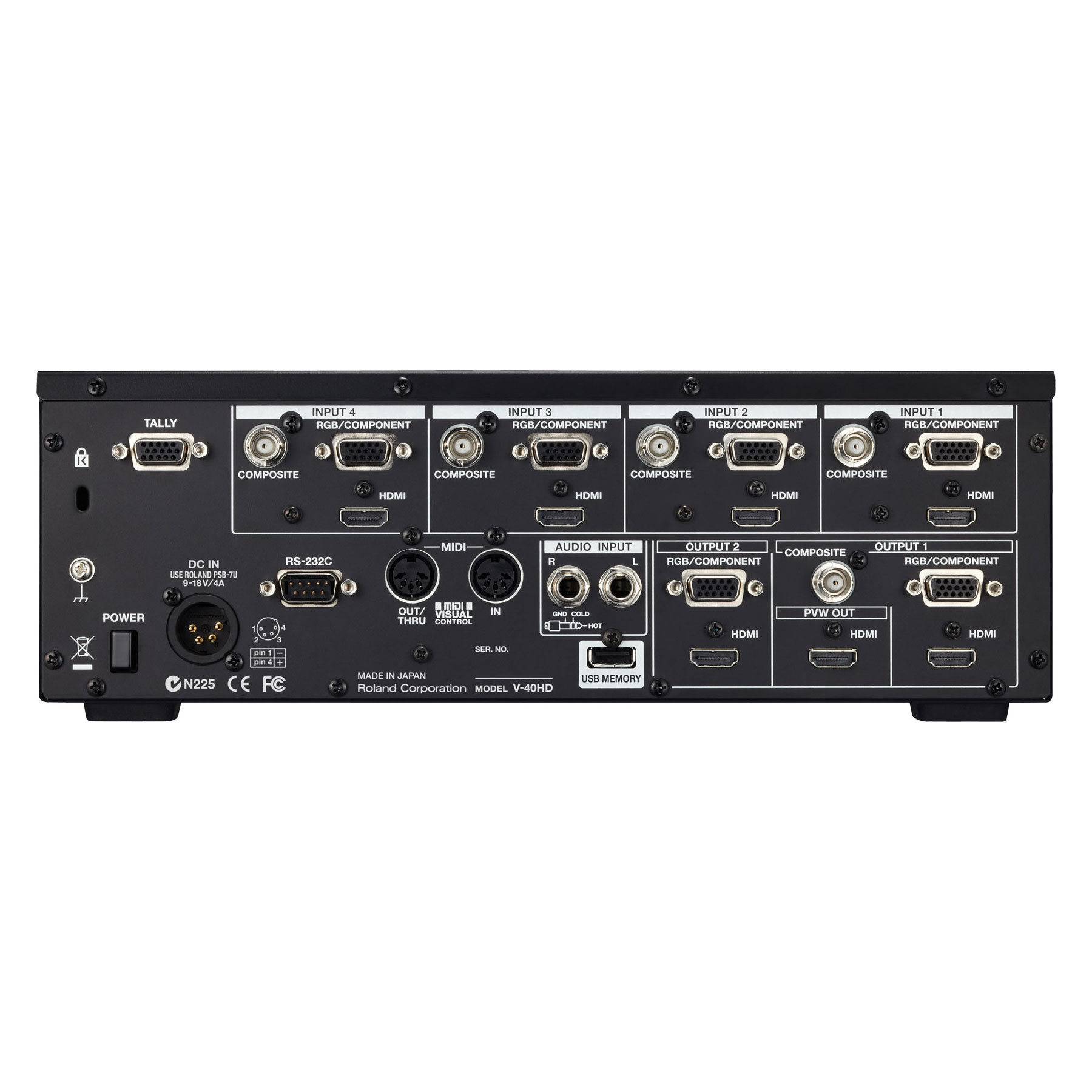 Roland V-40HD Multi-Format Video Switcher LN60039 | SCAN UK