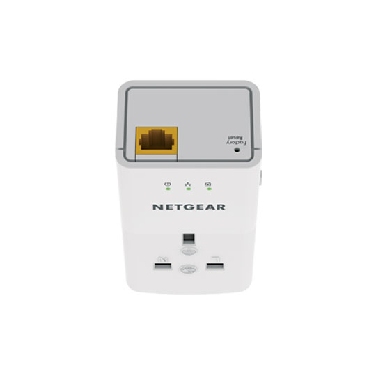 500 Mbps Netgear Powerline Dual Homeplug Passthrough Adapter Kit