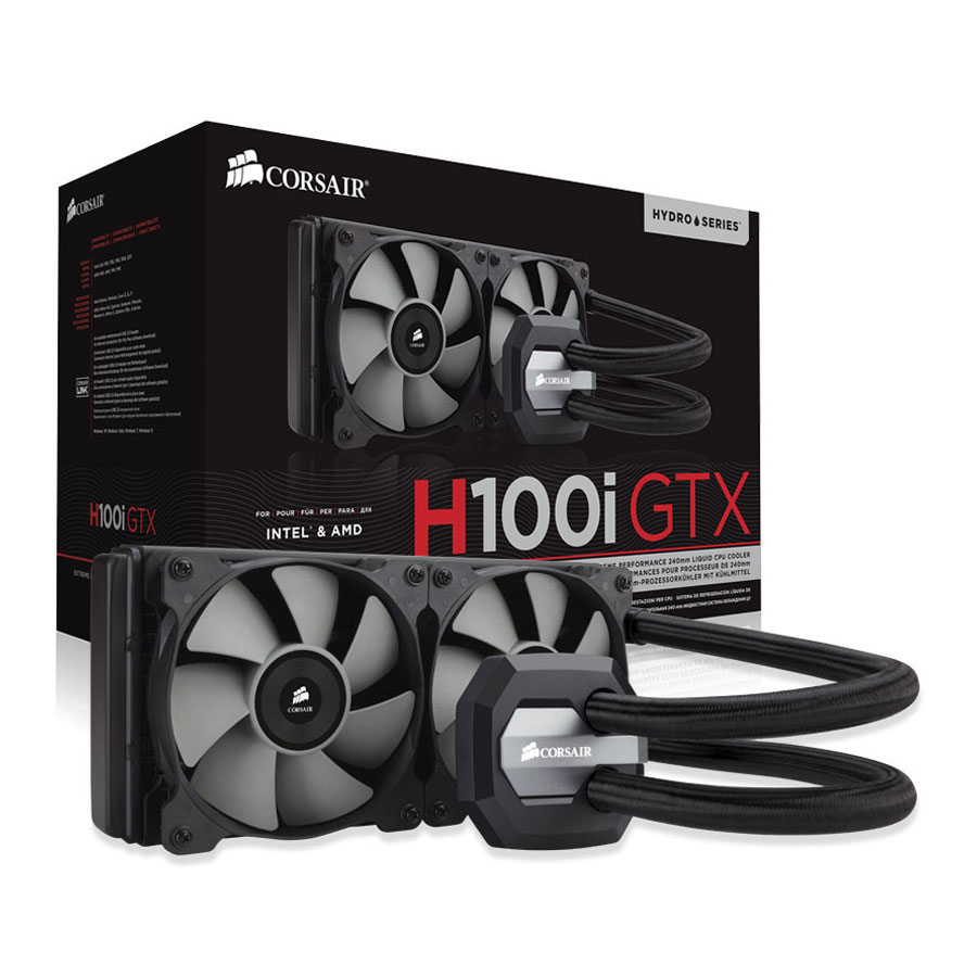 Corsair H100i GTX All In One Hydro Cooler LN62771 CW9060021WW SCAN UK