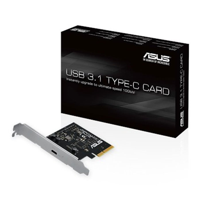ASUS USB 3.1 Type C PCI Express Card Reversable LN64336 90MC03D0M0EAY0 SCAN UK