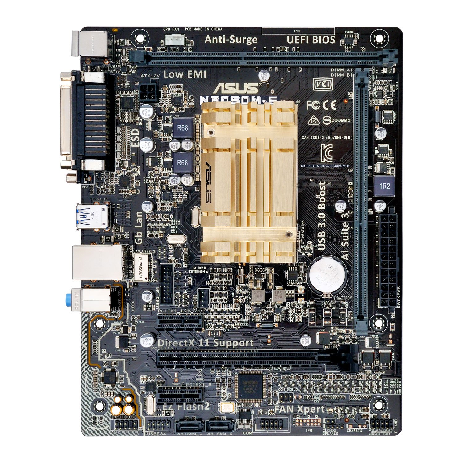 ASUS Dual Core Intel Celeron N3050ME Micro ATX Motherboard LN68891