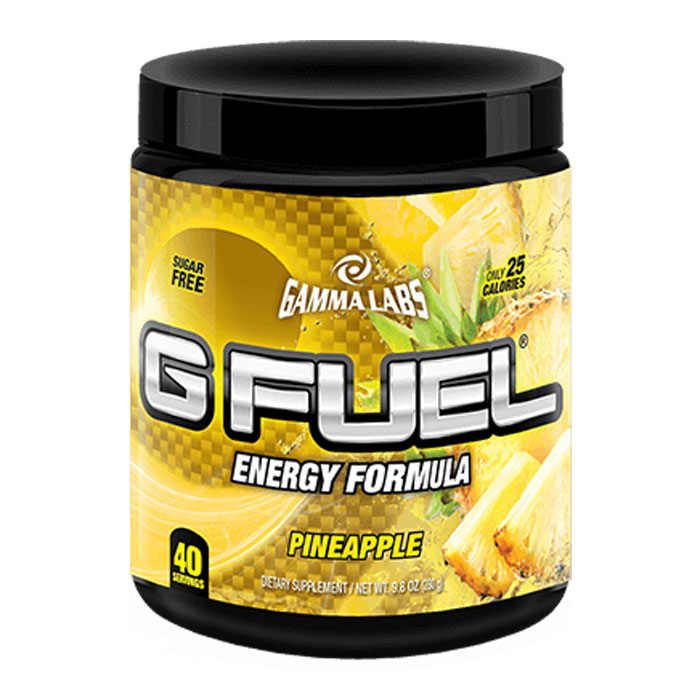 Sugar Free Caffeine Energy drink Powder Formula mix GFuel Pineapple