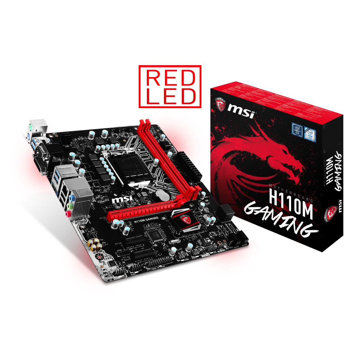 MSI Intel H110M GAMING Micro ATX Skylake Motherboard LN70371 SCAN UK