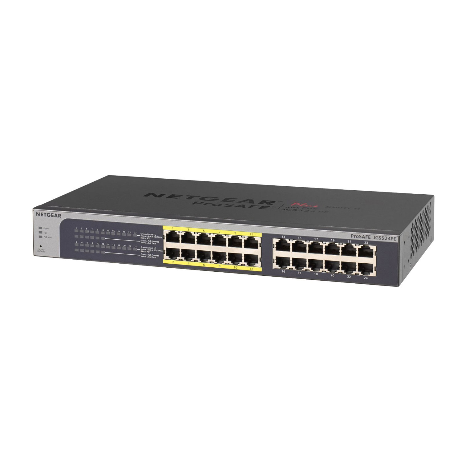 Netgear 24 Port Gigabit Managed Switch with POE from Netgear JGS524PE ...