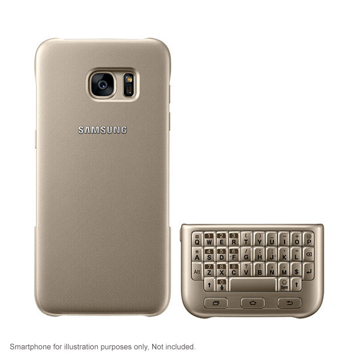 Galaxy S7 Edge Keyboard Cover Gold Case from Samsung LN71000 - EJ ...