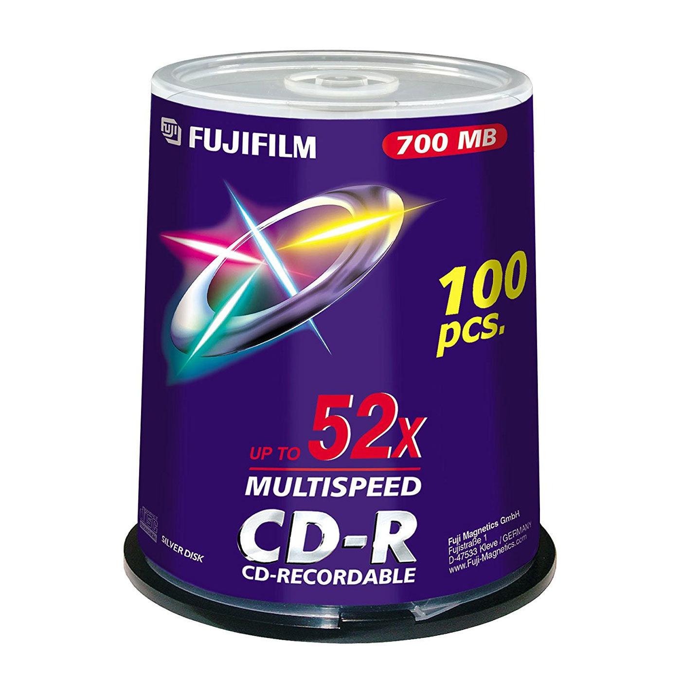FUJI FILM CD-R 700MB Print 100P Blank CD-R Pack LN71520 | SCAN UK