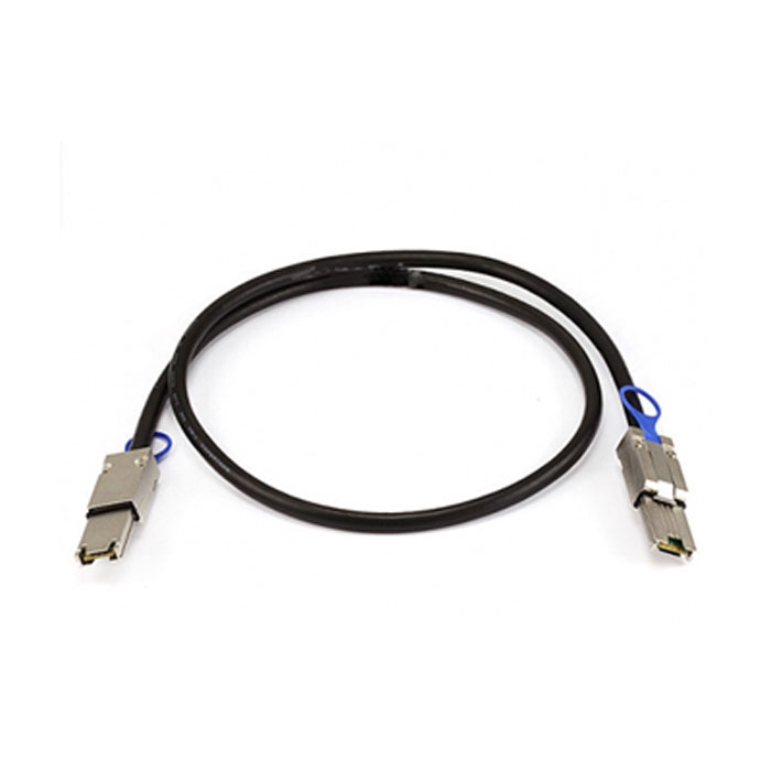 QNAP 1m Mini SAS cable (SFF8644) LN78922 CABSAS10M8644 SCAN UK