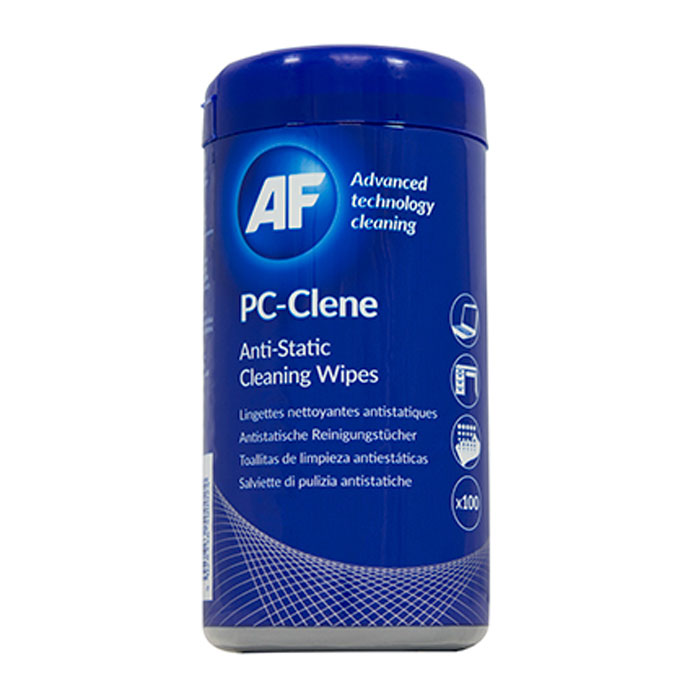 100 Antistatic Cleaning Wet Wipes ideal for glass and plastic LN80240