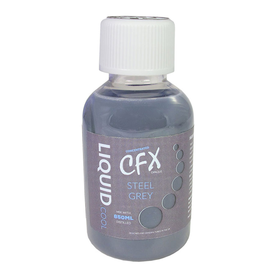 150ml Steel Grey LIQUID.cool CFX Concentrated Opaque Water Coolant