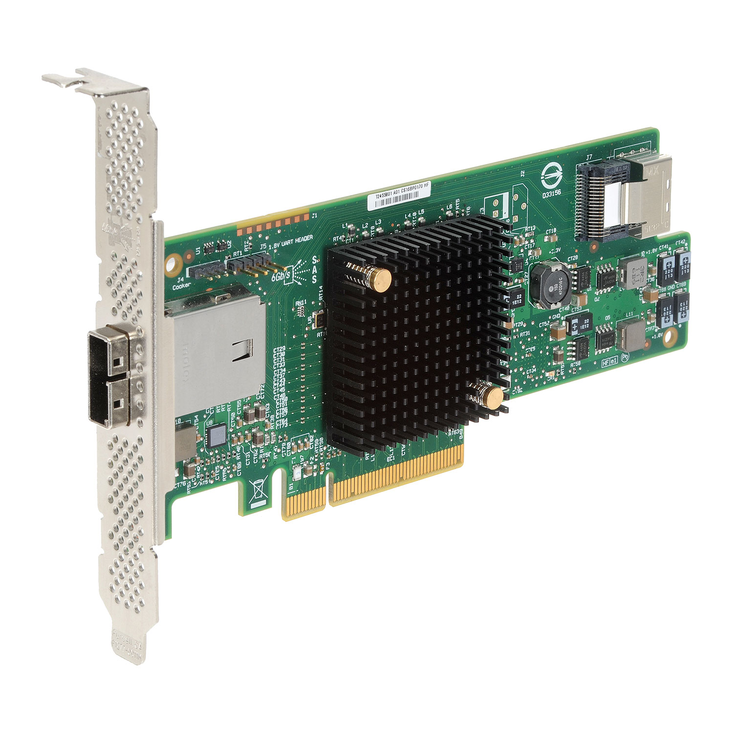 SAS/SATA 8 Port Storage Adapter PCIe Card LN83274 H525434