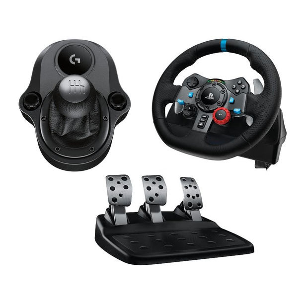 Logitech Driving Force G29 with Pedals and Gear Shifter Bundle LN83474